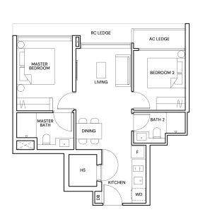 terra-hill-2-bedroom-floor-plan-b1-singapore