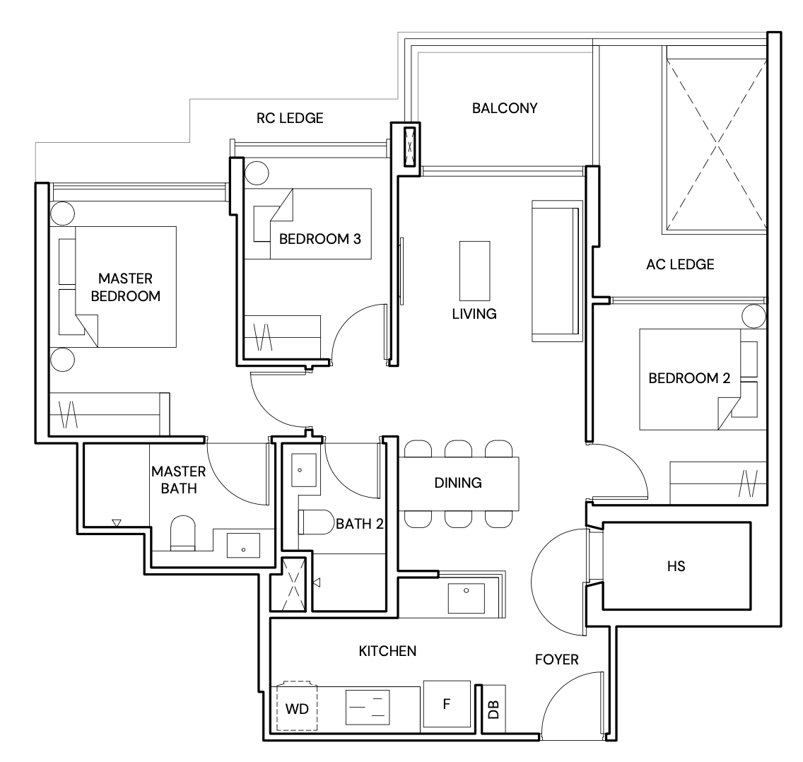 terra-hill-3-bedroom-floor-plan-c1-singapore