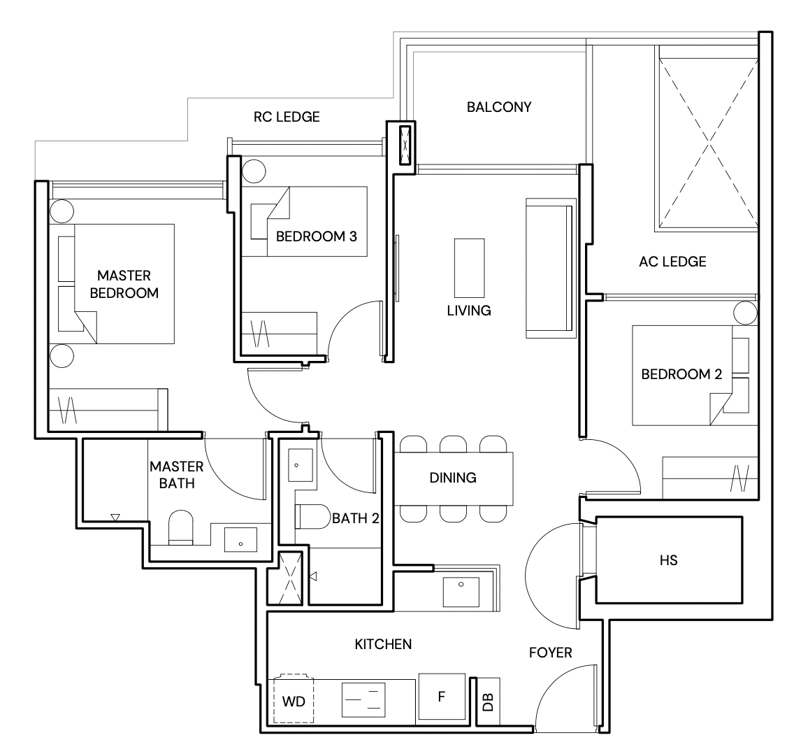 terra-hill-3-bedroom-floor-plan-c1-singapore